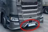 Scania S / R inox lökhárító közép konzol