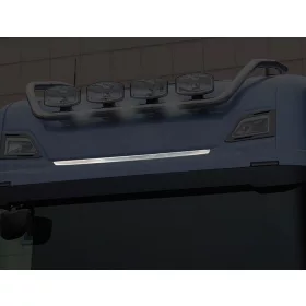 Scania S / R inox napellenző dísz