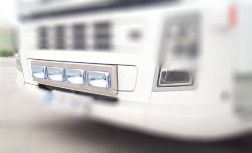Volvo inox lámpatartó keret a lökhárítóra