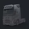 Volvo Euro6 inox tetőkonzol H-forma