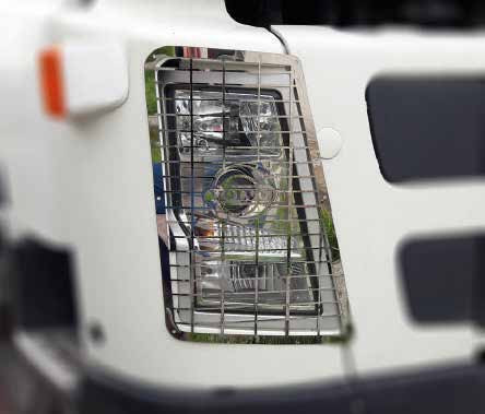 Volvo inox fényszóró rács párban