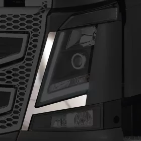 Volvo inox fényszóró díszkeret párban 2014-