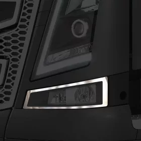 Volvo FH4 inox ködfényszóró díszkeret párban