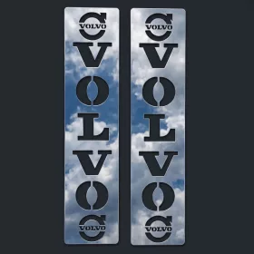 Volvo inox dísz a tükör alá párban