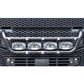 Volvo Euro5 / Euro6 inox front konzol ALACSONY