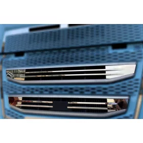 Volvo inox hűtőrács dísz szett a bordákra 2021-