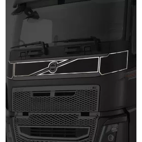 Volvo inox dísz a hűtőrács fölé 2021-