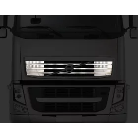 Volvo inox hűtőrács szett FH3 Felső