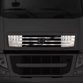 Volvo inox hűtőrács szett FH3 Felső