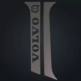 Volvo inox ajtódísz párban