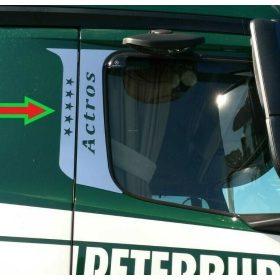 Mercedes Actros MP4 / MP5 inox ajtódísz párban