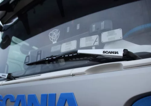 Scania inox dísz ablaktörlőre párban