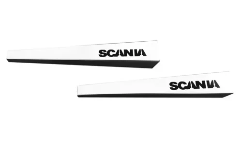 Scania inox dísz ablaktörlőre párban
