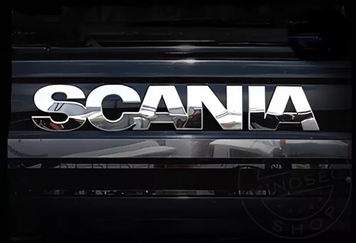 Scania inox domború felirat 72x12 cm