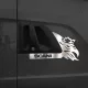 Scania inox ajtókilincs dísz párban Kivágott