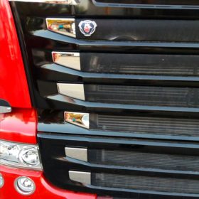 Scania Streamline G400 inox hűtőrács betét szett