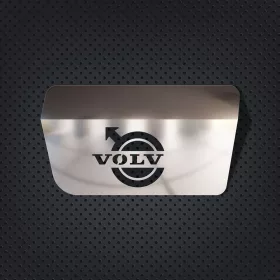 Volvo inox lépcső dísz párban