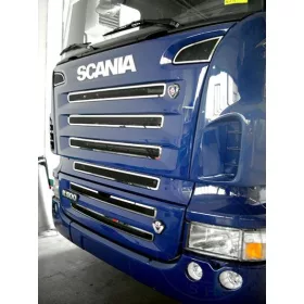 Scania S / R inox felirat a homlokfalra SÍK