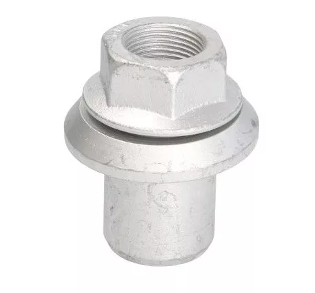 Kerékanya M22x1,5 alátétes, alufelnihez 32 / 27 / 54 / 62 mm ezüst