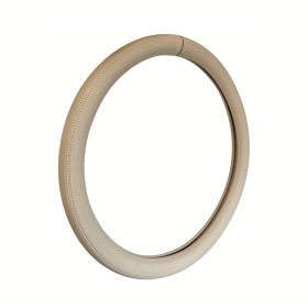 Bőr hatású kormányvédő 44-46cm Bézs vajbőr