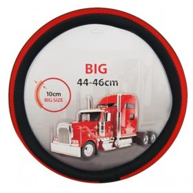 Kormányvédő (44-46 cm) piros-fekete, Perforált