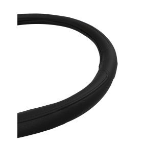 Kormányvédő (49-51 cm) fekete, bőr hatású