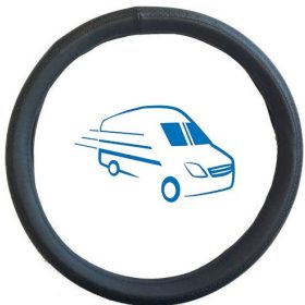 Kormányvédő (40-41 cm) bőr hatású fekete