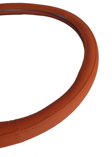 Bőr hatású kormányvédő 49-50cm barna