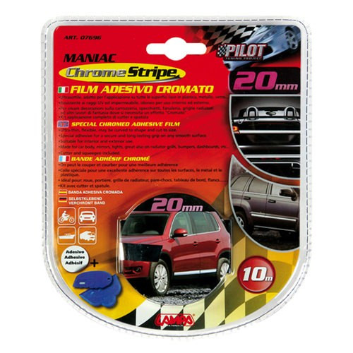 Króm dísz szalag 2 cm-es