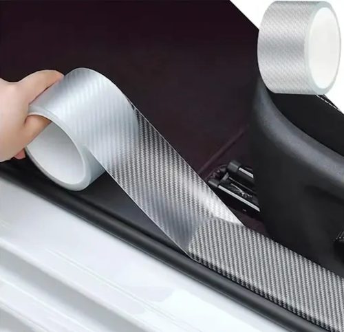 Öntapadós karbon fólia 50mm 3m ÁTTETSZŐ