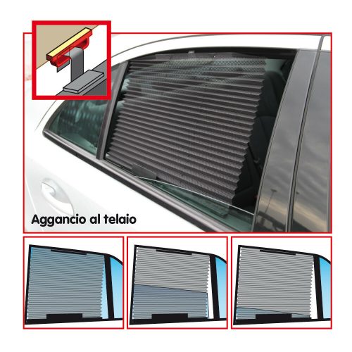 Napvédő redőny automata 46x60 cm PÁR