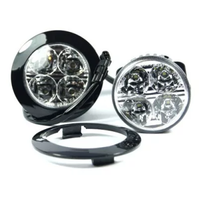 Nappali menetjelző (DRL) 12/24V 2x4 OSRAM  LED kerek