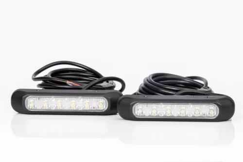 LED nappali menetjelző (DRL) 12-55V 6 POWER LED párban