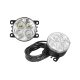 LED nappali menetjelző (DRL) 12/24V KEREK 90mm párban