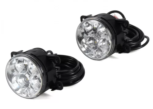 LED nappali menetjelző (DRL) 12/24V KEREK 90mm párban