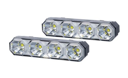 LED nappali menetjelző (DRL) 12/24V 4 POWER LED párban