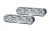 LED nappali menetjelző (DRL) 12/24V 4 POWER LED párban