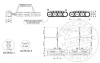 LED nappali menetjelző (DRL) 12/24V 4 POWER LED párban