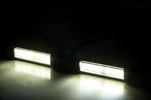 LED nappali menetjelző (DRL) 12/24V 6 POWER LED párban
