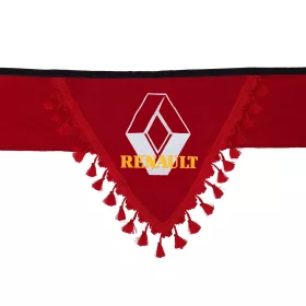 Hímzett RENAULT rojt szélvédőre PIROS