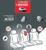 Bőr Citroën Berlingo üléshuzat 2018-tól 