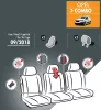 Bőr Opel Combo üléshuzat 2018-tól 3 Üléses 