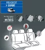 Bőr Peugeot Expert üléshuzat 2016-tól Közép öves 