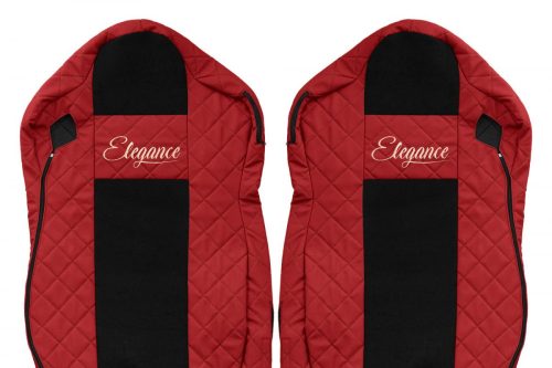 Méretpontos Iveco bőr üléshuzat STRALIS S-WAY Piros