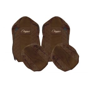 Méretpontos Iveco bőr üléshuzat STRALIS S-WAY Barna