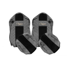 Méretpontos Iveco bőr üléshuzat STRALIS S-WAY Szürke