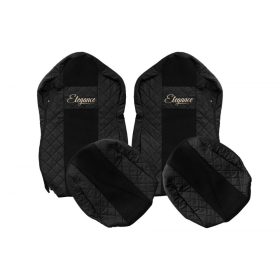 Méretpontos Iveco bőr üléshuzat STRALIS S-WAY Fekete