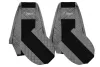 Méretpontos Renault bőr üléshuzat Magnum 2002-2007 Szürke