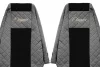 Méretpontos Renault bőr üléshuzat Magnum 2002-2007 Szürke