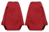 Méretpontos Renault bőr üléshuzat Magnum 2002-2007 Piros